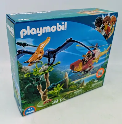 Produktbild von PLAYMOBIL 9430 Helikopter mit Flugsaurier
