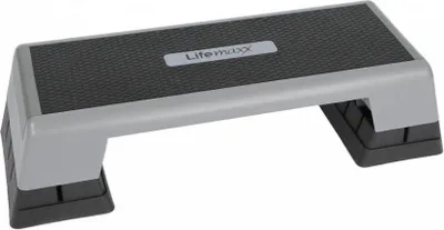 Produktbild von Lifemaxx Verstellbarer Aerobic Step Pro, 3 Höhen, 90x35 cm Antirutsch