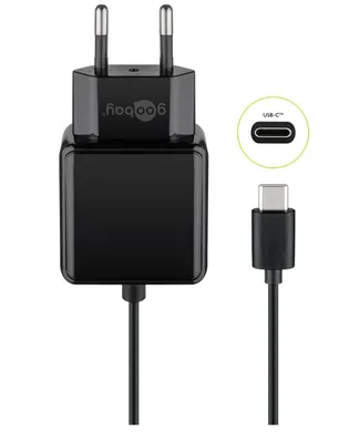 Obrázok produktu pre Goobay USB-C™ napájací zdroj 3.0A - univerzálna nabíječka pre mnoho malých zariadení s USB-CTM pripojením.