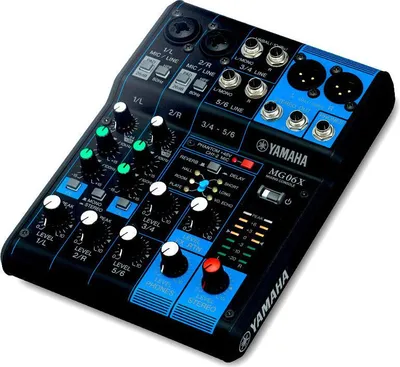 Zdjęcie produktu dla Yamaha MG06X, 6 kan., 12 W, Czarny