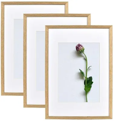 Obrázek produktu pro Akrylová fotorámeček v dubovém provedení, formát A4, balení po 3 kusech