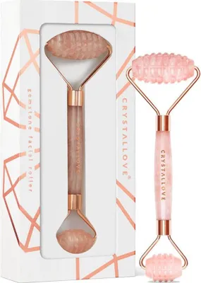 Image de CRYSTALLOVE 3D Masseur facial au quartz rose