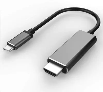 Produktbild von PremiumCord KU31HDMI08, 1,8 m, HDMI Typ A (Standard), USB Typ-C, Männlich, Männlich, Gerade
