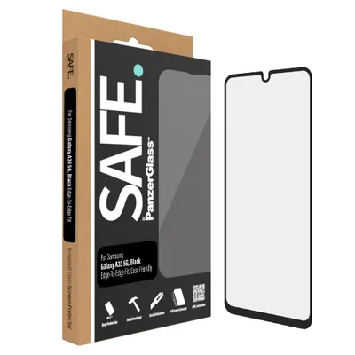 Zdjęcie produktu dla PanzerGlass SAFE. by ® Screen Protector Samsung Galaxy A33 5G, Samsung, Samsung - Galaxy A33 5G, Aplikacja na sucho, Odporny na zadrapania, Odporny na wstrząsy, Przezroczysty, 1 szt.