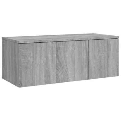 Produktbild von vidaXL TV-Schrank Grau Sonoma 80x34x30 cm Holzwerkstoff