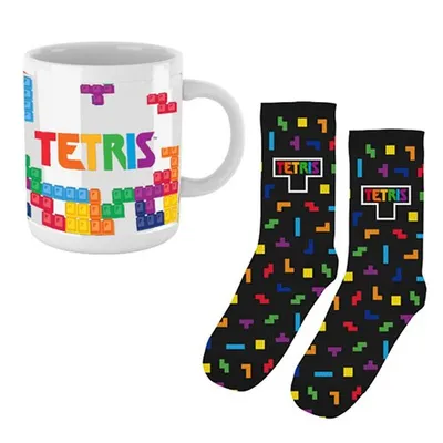Produktbild von Tetris Geschenkset Tetriminos (Tasse und Socken)