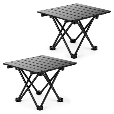 Image de Table pliante légère pour camping, avec sac de transport - 42 x 35 cm