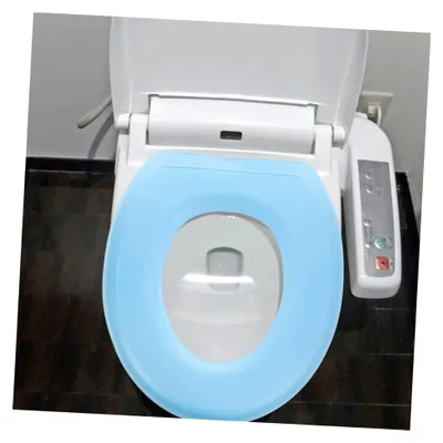 Produktbild von 2 Stücke Eva Toilettenauflagen Weiche Dicke Toilettendeckelpolster für Warmen Sitz Waschbar und Wiederverwendbar