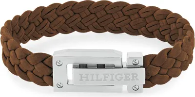 Zdjęcie produktu dla Tommy Hilfiger - 2790516 - Bransoletka - Męska - Skórzana - brązowa - 19cm