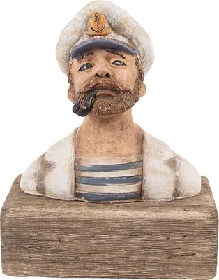 Obrázek produktu pro Clayre & Eef Dekorativní figurka Námořník 16x8x20 cm Béžové dřevo