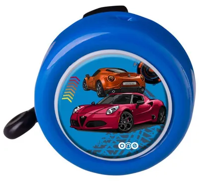 Image de Sonnette pour vélo enfant, diamètre 53 mm, bleue