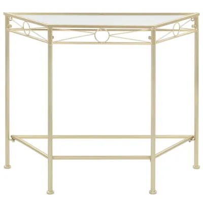 Immagine prodotto di Tavolino Vintage in Metallo 87x34x73 cm Oro