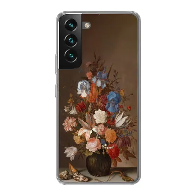 Produktbild von MuchoWow® Handyhülle Schutzhülle Hülle für Samsung Galaxy S22 Plus Stilleben mit Blumen - Kunst - Alte Meister Silikon Softcase Handy Hülle - Schutzabdeckung