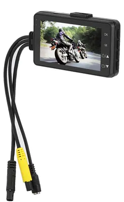 Obrázek produktu pro 720P 3palcový LCD displej Duální kamera pro motocykly Skrytý záznamník dat