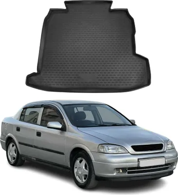 Image de Tapis de coffre Bac de coffre pour Opel Astra H Stufenheck 2007-2014 Caoutchouc TPE