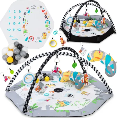 Produktbild von Momi Speelkleed Ballenbak Educatief 3-in-1