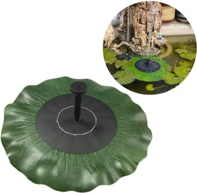 Produktbild von JNGLGO Fountain Solar 1.4W - Solární čerpadlo pro zahradu, ptačí lázně, rybník, vodní dekorace pro akvária (lotosový list)