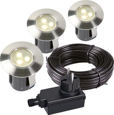 Produktbild von Gartenleuchten - Birken-Set - Einbauspots - 12 V - 10 Lm - 0,5 W - 3000 K
