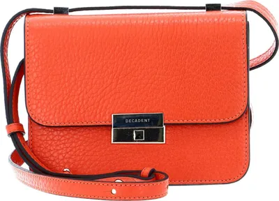Produktbild von DECADENT Leder Umhängetasche Abendtasche Rhea Small Cross-Body Bag Tomato orange