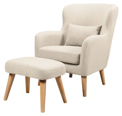 Produktbild von home24 Sessel mit Hocker