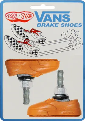 Produktbild von Kool-Stop Bremsschuhe T7 BMX Vans V-Brake, L=46,1mm für Aluminiumfelgen, orange