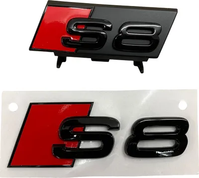 Obrázok produktu pre Originálny emblém Audi S8 A8 Black Edition nápis logo emblém čierny lesklý