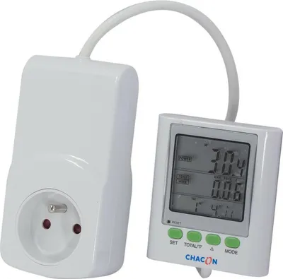 Immagine prodotto di Spina con misuratore di consumo Chacon Ecowatt 650