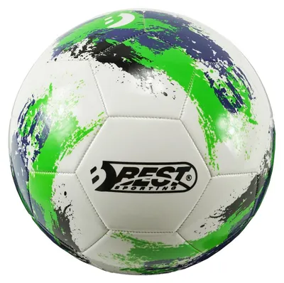 Produktbild von Best Sporting Fussball Kinder Fußball Valencia blau-grün I Fussball Grösse 5 als Fußbälle für Garten und Bolzplatz I Kinder Fussball Trainingsball 320g I Ideal als Spielball Kinder