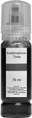 Image de 70 ml d'encre de sublimation photo-noir compatible avec Epson Ecotank 114 - ET-8500, ET-8550