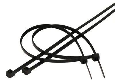 Produktbild von UniTec Kabelbinder schwarz 20 cm 50 Stück