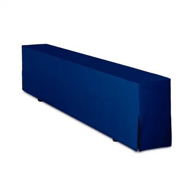 Produktbild von TexDeko Bierbankhusse Premium für Bierzeltgarnitur Festzeltgarnitur blickdicht 220cm, mit Polsterung, Blau