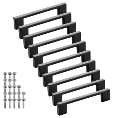 Produktbild von SOTECH Möbelgriff BLACKLINE XII Schrankgriff – Bohrabstand 96 mm, schwarz matt (10 Stück)