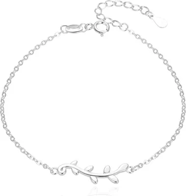 Image de Bracelet en argent avec une branche AGB403 / 21