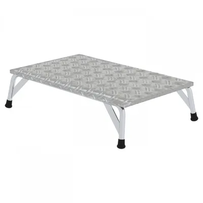 Produktbild von Günzburger Steigtechnik Arbeitspodest Aluminium-Warzenblech 1 Stufe - 050032