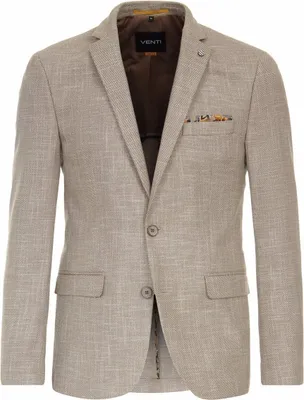 Produktbild von VENTI Herren Sakko City Revers Casual Beige meliert 30
