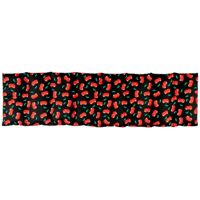 Produktbild von Bio-Dinkelkissen 75x20cm groß 8-Kammer - cherry-black - Wärmekissen, Körnerkissen Bio-Dinkel