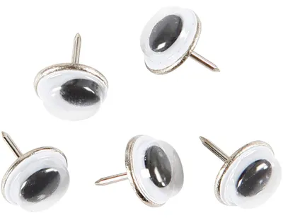 Produktbild von Wackelaugen, D 10 mm, 25 Stk/ 1 Pck [HOB-50103]