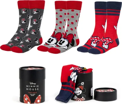 Produktbild von Disney Minnie Pack 3 Socken fü r Erwachsene