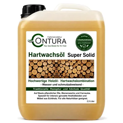 Produktbild von 10Liter - Contura Profi Hartwachsöl Super Solid Holzöl Holzschutz Wachs Öl