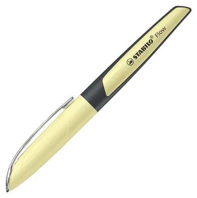 Produktbild von STABILO Füller -  Flow MODERN OFFICE in pastellgelb - Einzelstift - inklusive Patrone