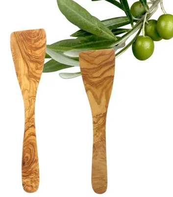 Immagine prodotto di Set di 2 spatole in legno di ulivo