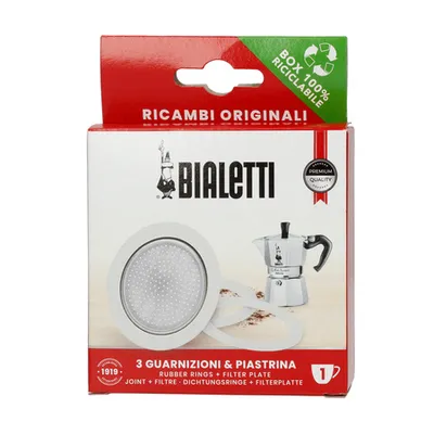 Immagine prodotto di BIALETTI guarnizione x3 pezzi con setaccio per macchina da caffè espresso per 1 tazza MOKA EXPRESS