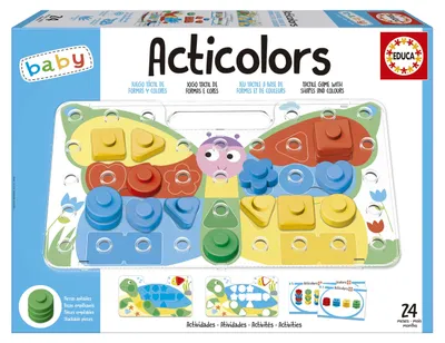 Obrázek produktu pro Educa Acticolors Vzdělávací hra Multicolors Multicolors Jedna velikost