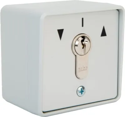 Produktbild von geba 2-Tast Schlüsselschalter Aufputz + Unterputz Profilzylinder IP54 Garagentor