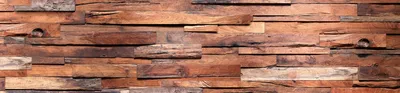 Obrázek produktu pro Fototapeta do kuchyně - Dřevěná zeď 260 x 60 cm - Samolepicí fólie