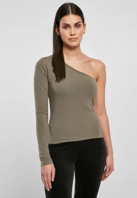 Zdjęcie produktu dla Urban Classics Ladies - One Should Longsleeve oliv - M