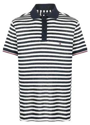 Produktbild von Tommy Hilfiger - Poloshirt für Herren NA1003 (S) (Dunkles Marineblau/Weiß)