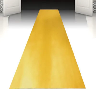 Produktbild von Goldener Teppich 450 x 60cm - Hollywood Läufer VIP