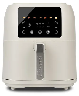 Heißluftfritteuse 8 L, 1700 W, Digitaldisplay, 7 Programme, mattbeige