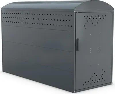 Produktbild von Dreifke® BikeBox 1 B - Fahrradgarage in modularer Bauweise - mit Einhebelgrif...